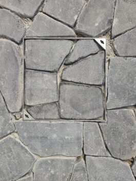 מכסה שוחת ביוב מנירוסטה 80*80