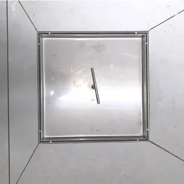 מכסה  בור חלחול נירוסטה 50*50 ס"מ