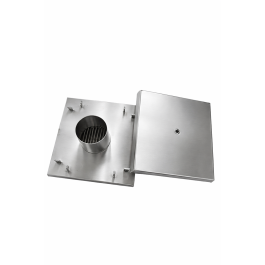 מכסה בור חלחול נירוסטה 40*40