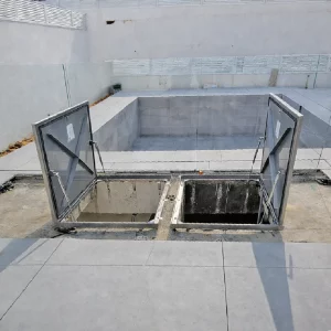 מכסים לחדר מכונות בריכה מנירוסטה - דלוקשרי