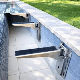 זווית למערכת לחיפוי תא גלילה מנירוסטה 316 במידה 22 ס"מ