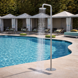 מקלחון חוץ מנירוסטה ML9018 נירוסטה 316 – מקלחון חוץ קר