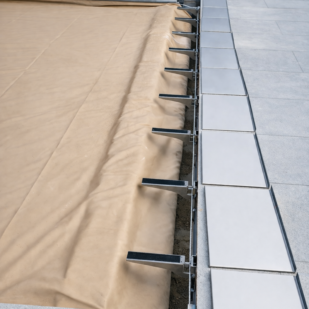 זווית לחיפוי תא גלילה מנירוסטה דלוקשרי